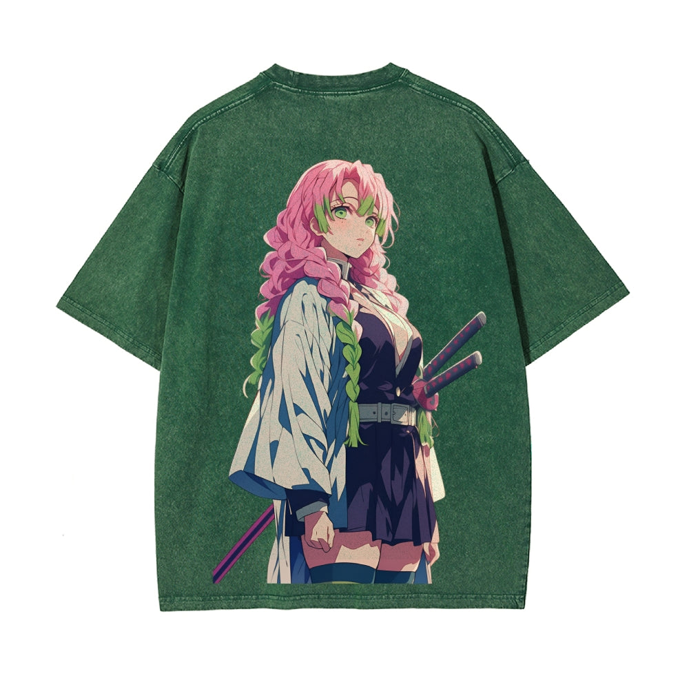 Vintage Oversized T-Shirt Demon Slayer