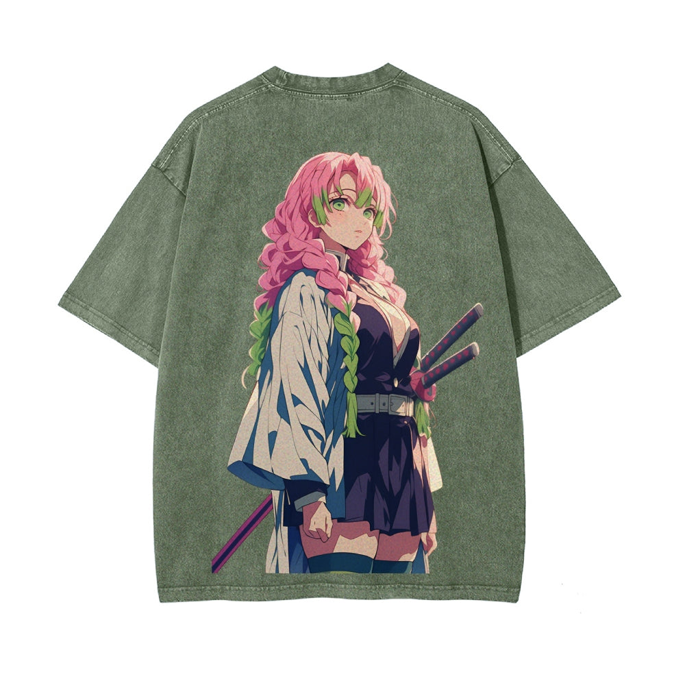 Vintage Oversized T-Shirt Demon Slayer