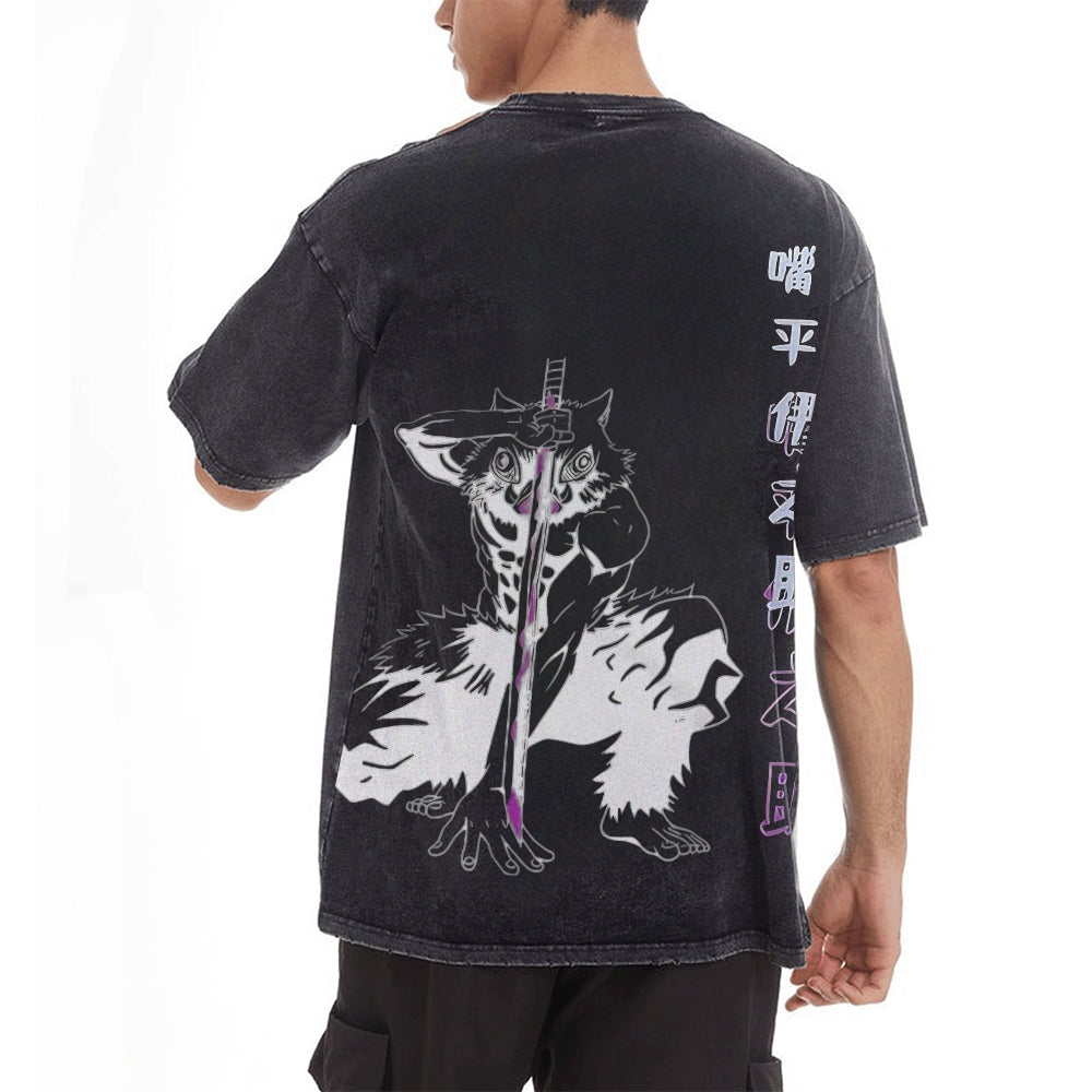 Vintage Oversized T-Shirt Demon Slayer