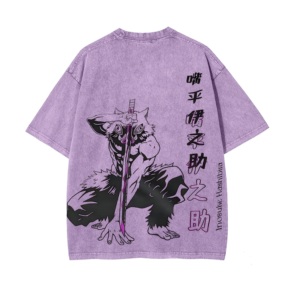 Vintage Oversized T-Shirt Demon Slayer