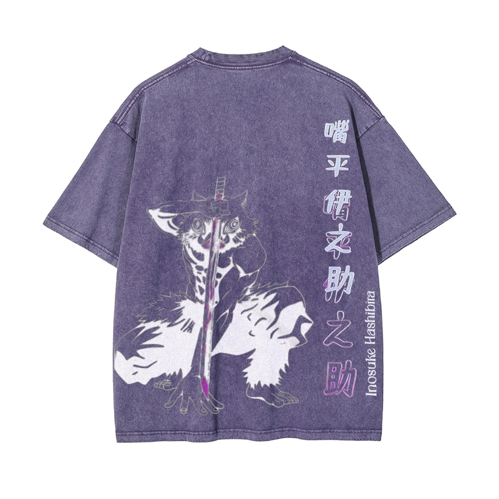 Vintage Oversized T-Shirt Demon Slayer