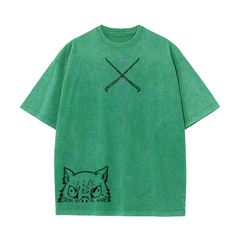 Vintage Oversized T-Shirt Demon Slayer