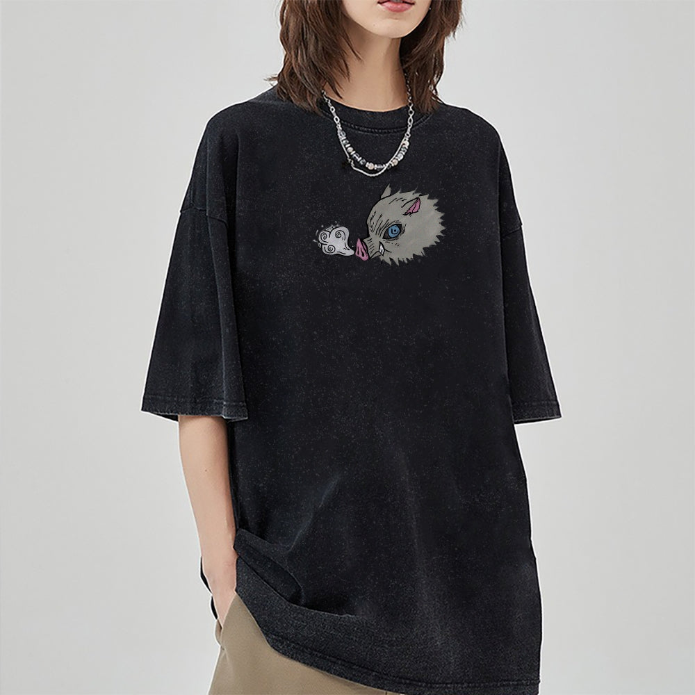 Vintage Oversized T-Shirt Demon Slayer