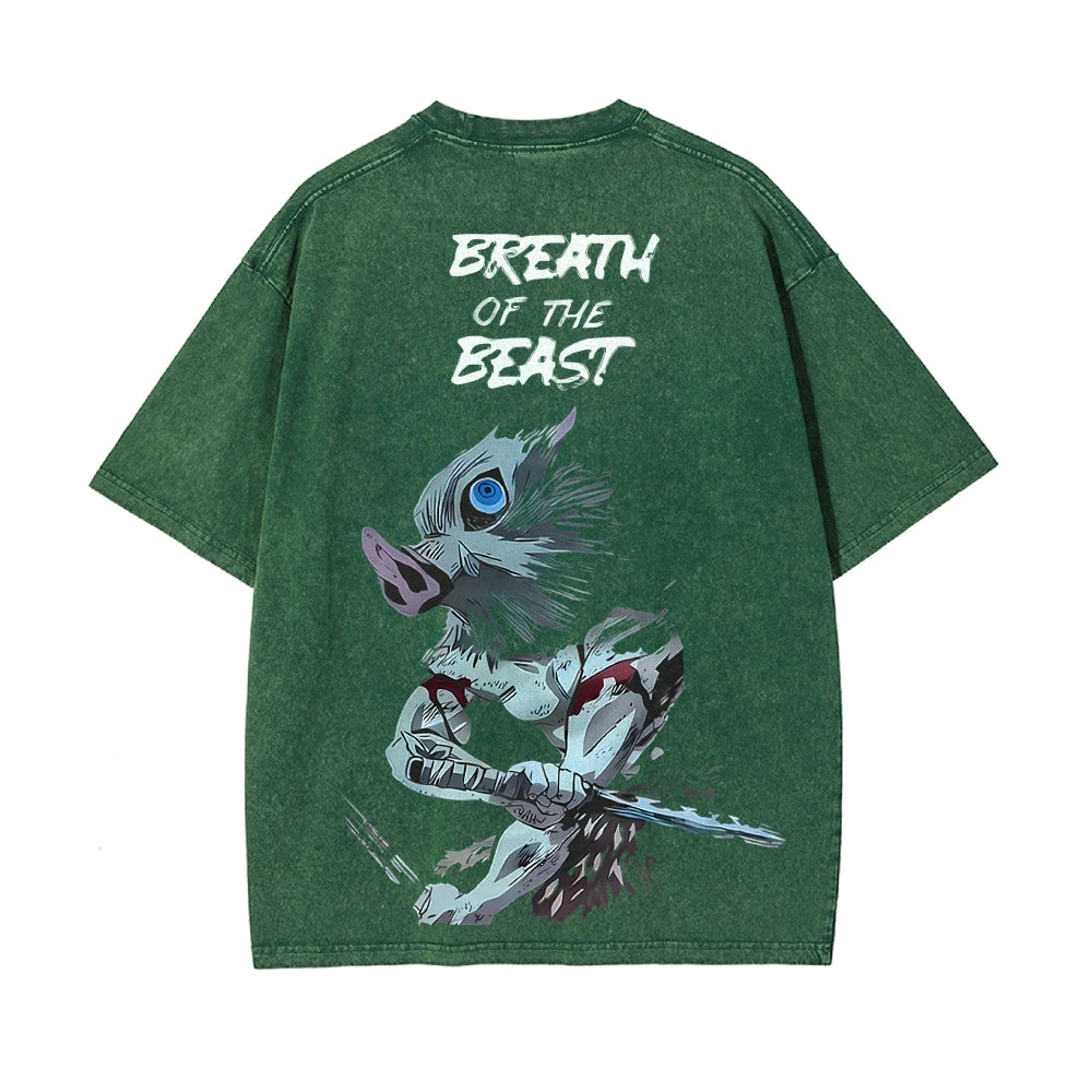 Vintage Oversized T-Shirt Demon Slayer