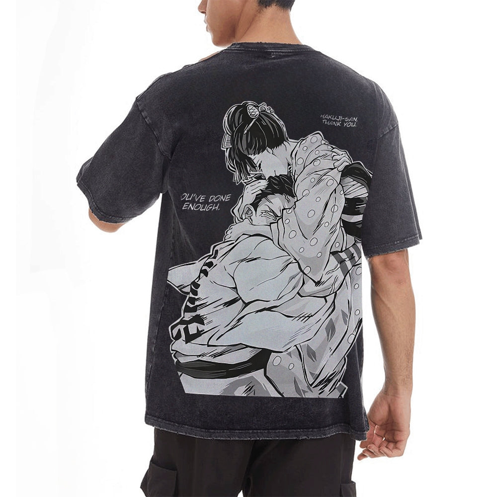 Vintage Oversized T-Shirt Demon Slayer
