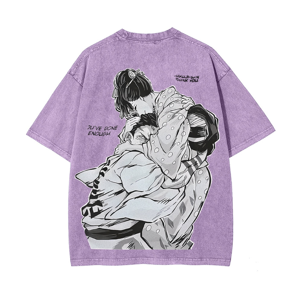 Vintage Oversized T-Shirt Demon Slayer