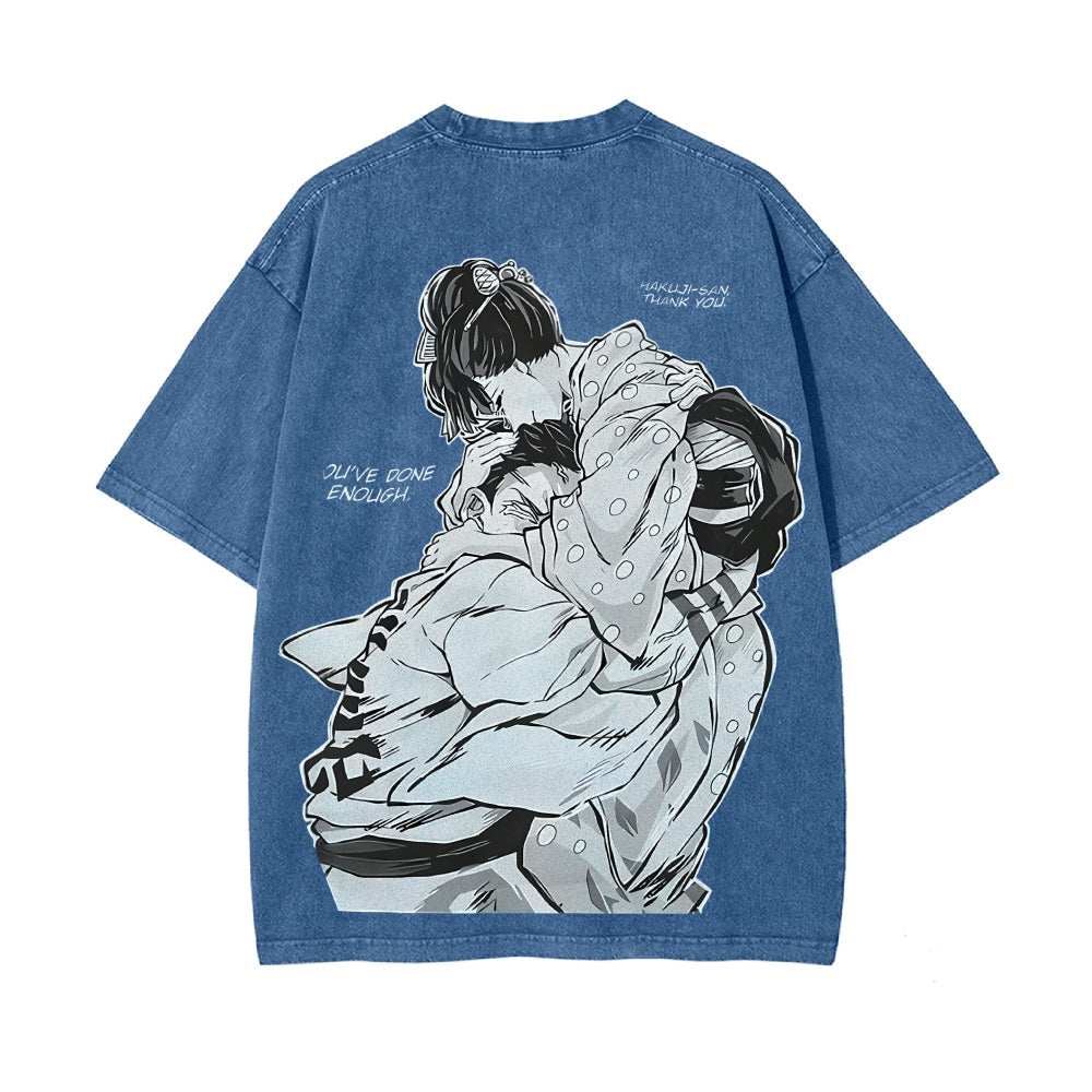 Vintage Oversized T-Shirt Demon Slayer
