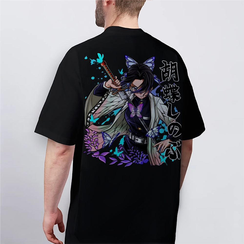 Demon Slayer: Kimetsu no Yaiba Cotton Unisex Crew Neck Anime T-Shirt