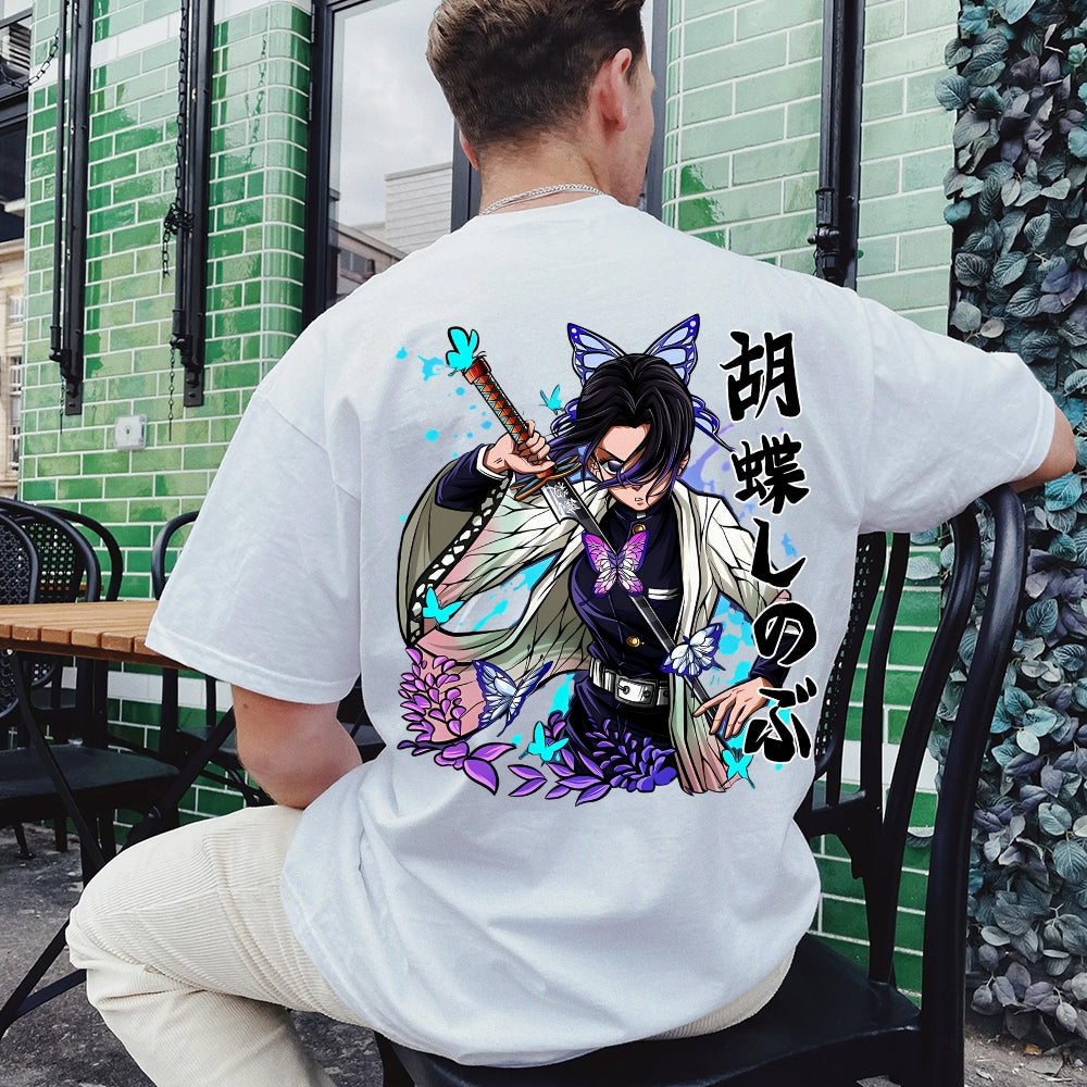 Demon Slayer: Kimetsu no Yaiba Cotton Unisex Crew Neck Anime T-Shirt