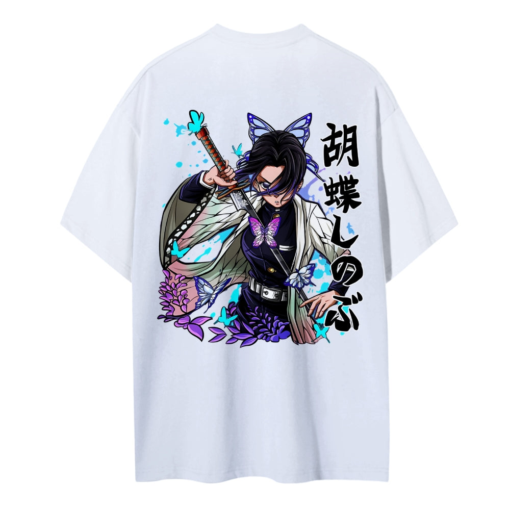 Demon Slayer: Kimetsu no Yaiba Cotton Unisex Crew Neck Anime T-Shirt