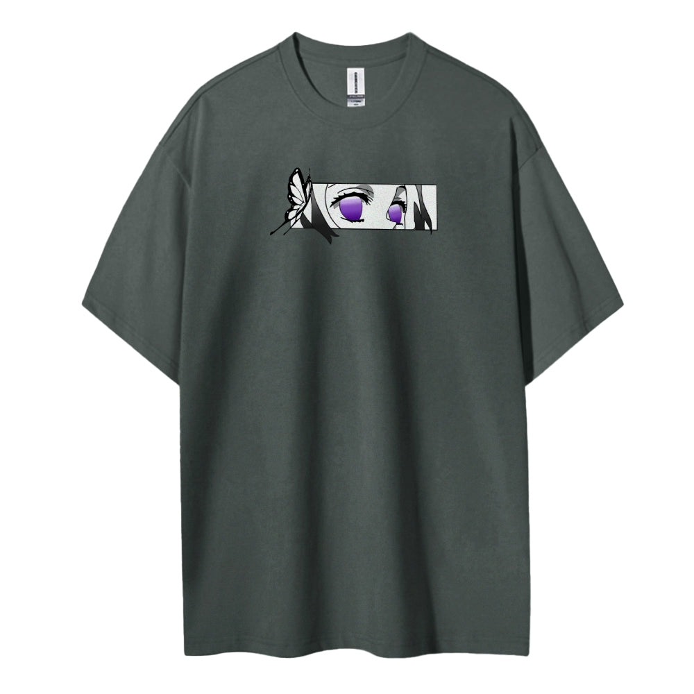 Demon Slayer: Kimetsu no Yaiba Cotton Unisex Crew Neck Anime T-Shirt