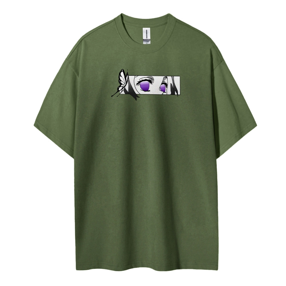 Demon Slayer: Kimetsu no Yaiba Cotton Unisex Crew Neck Anime T-Shirt