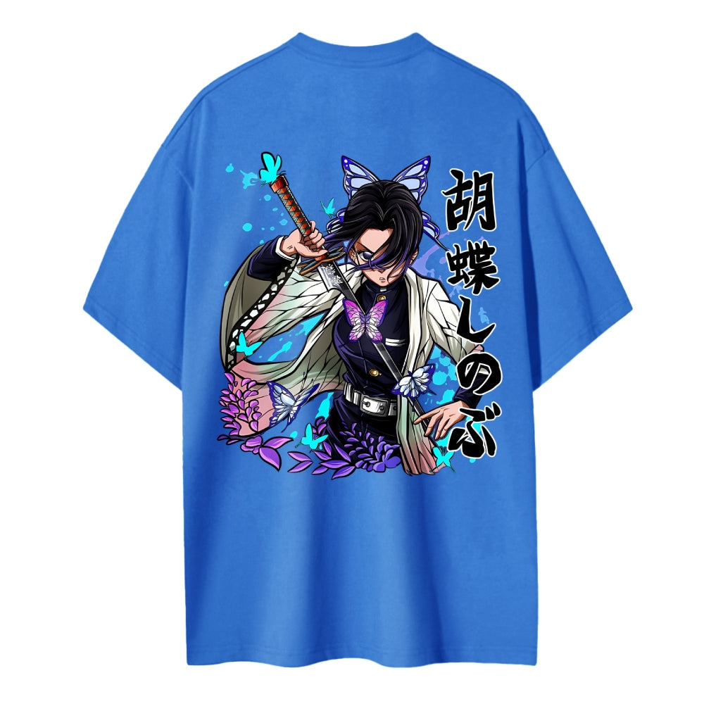 Demon Slayer: Kimetsu no Yaiba Cotton Unisex Crew Neck Anime T-Shirt