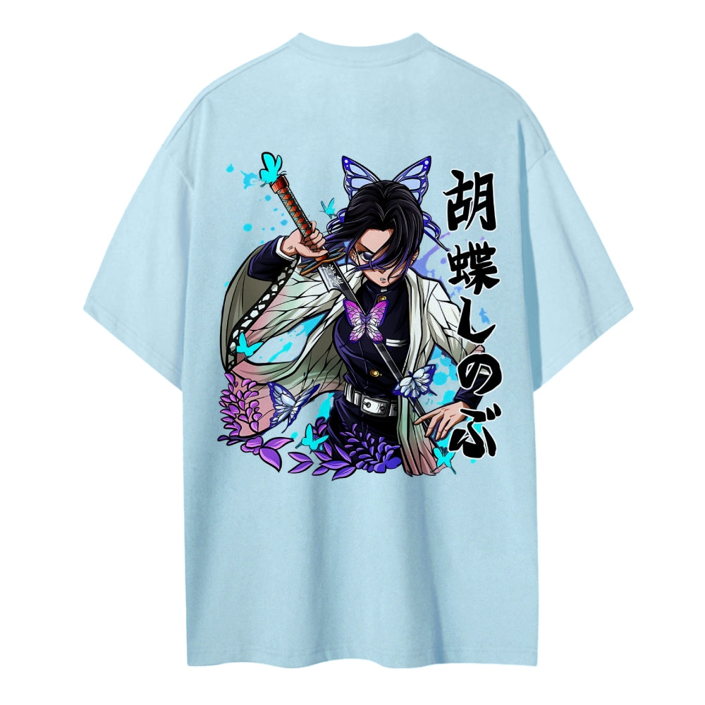 Demon Slayer: Kimetsu no Yaiba Cotton Unisex Crew Neck Anime T-Shirt