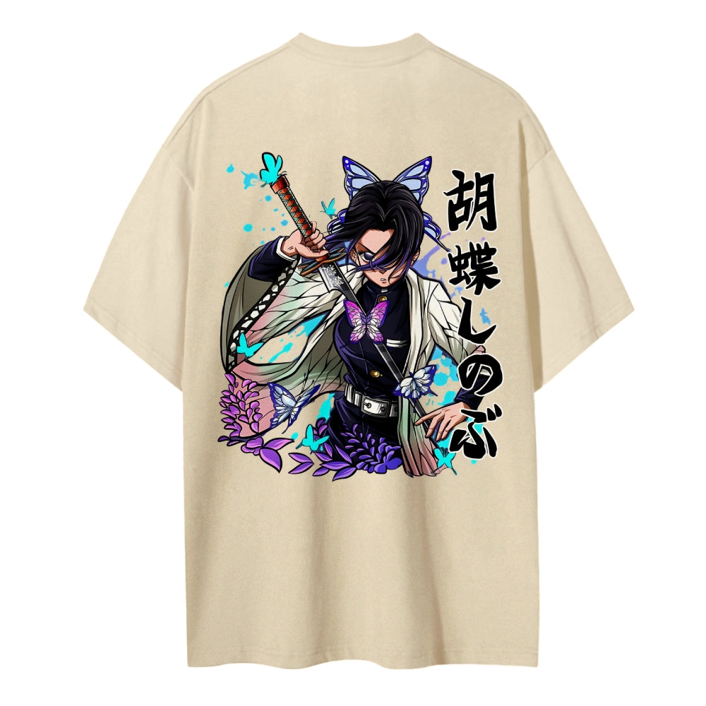 Demon Slayer: Kimetsu no Yaiba Cotton Unisex Crew Neck Anime T-Shirt
