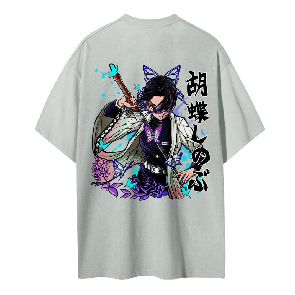 Demon Slayer: Kimetsu no Yaiba Cotton Unisex Crew Neck Anime T-Shirt