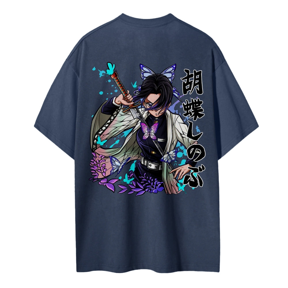 Demon Slayer: Kimetsu no Yaiba Cotton Unisex Crew Neck Anime T-Shirt