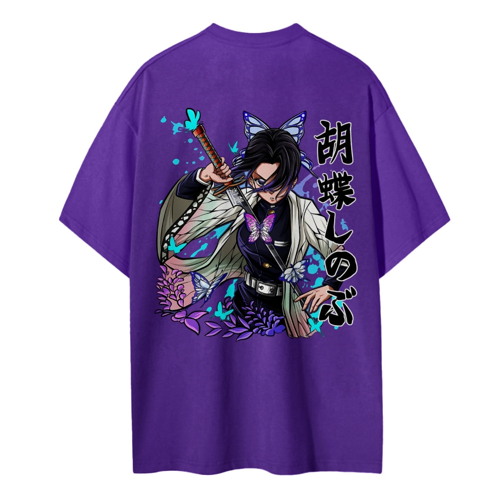 Demon Slayer: Kimetsu no Yaiba Cotton Unisex Crew Neck Anime T-Shirt