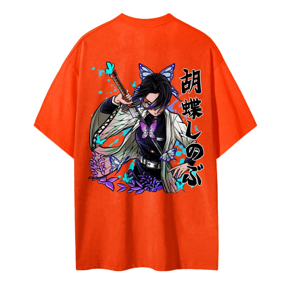 Demon Slayer: Kimetsu no Yaiba Cotton Unisex Crew Neck Anime T-Shirt