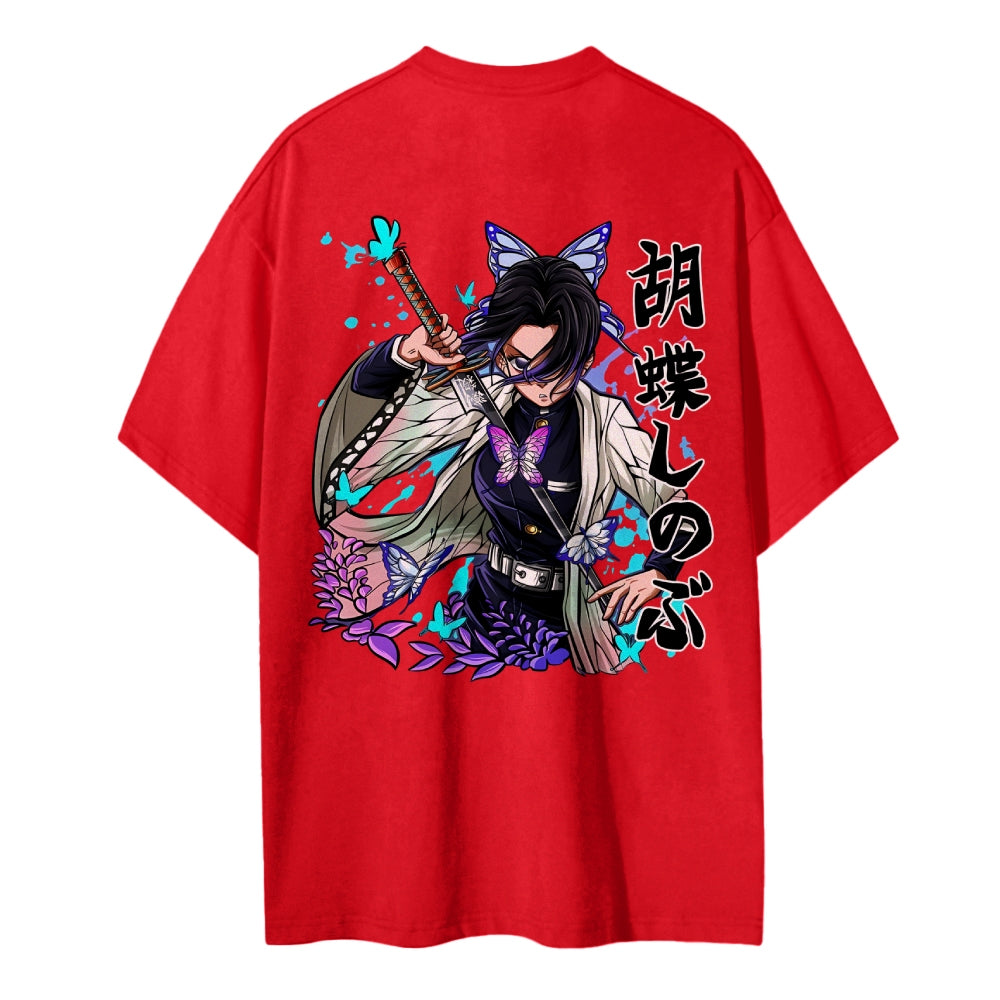 Demon Slayer: Kimetsu no Yaiba Cotton Unisex Crew Neck Anime T-Shirt