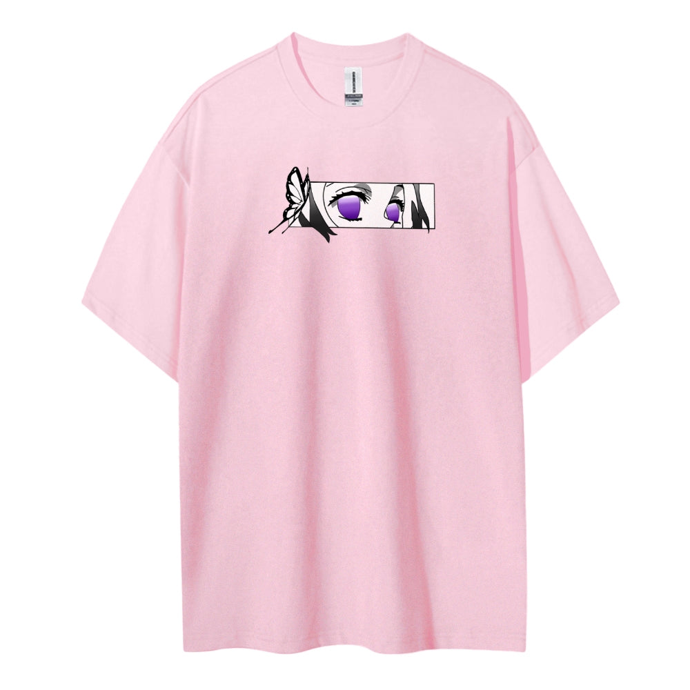 Demon Slayer: Kimetsu no Yaiba Cotton Unisex Crew Neck Anime T-Shirt