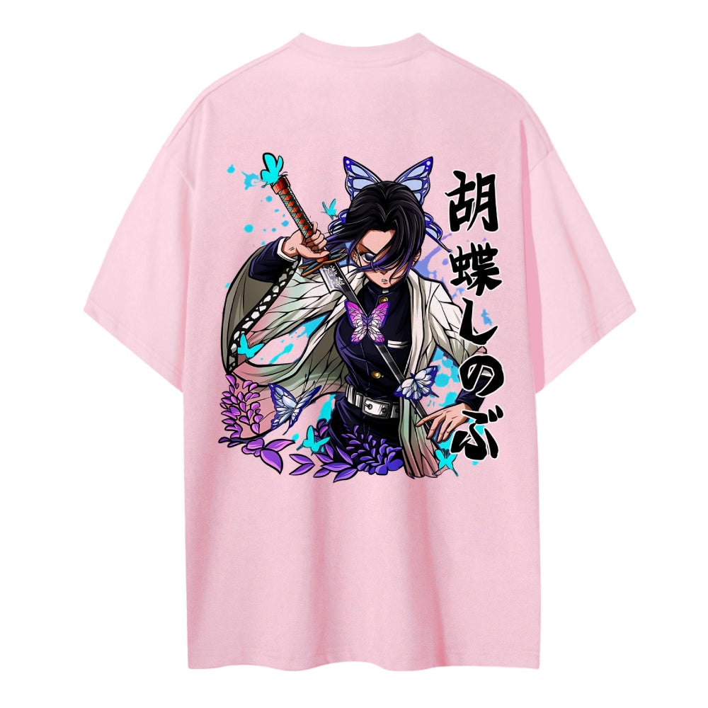 Demon Slayer: Kimetsu no Yaiba Cotton Unisex Crew Neck Anime T-Shirt