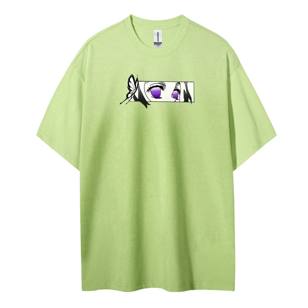 Demon Slayer: Kimetsu no Yaiba Cotton Unisex Crew Neck Anime T-Shirt
