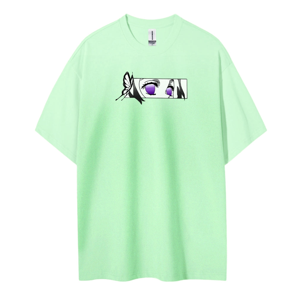 Demon Slayer: Kimetsu no Yaiba Cotton Unisex Crew Neck Anime T-Shirt
