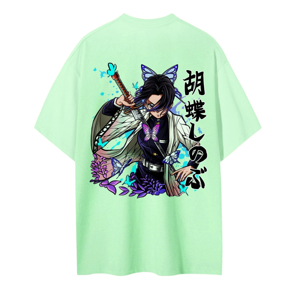 Demon Slayer: Kimetsu no Yaiba Cotton Unisex Crew Neck Anime T-Shirt