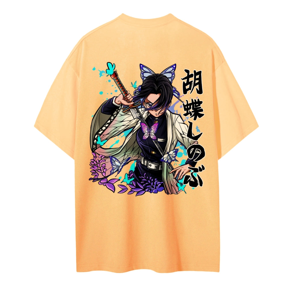Demon Slayer: Kimetsu no Yaiba Cotton Unisex Crew Neck Anime T-Shirt