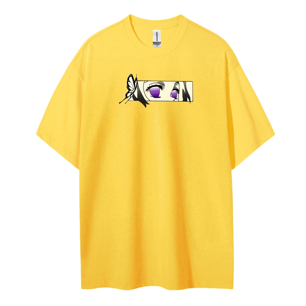 Demon Slayer: Kimetsu no Yaiba Cotton Unisex Crew Neck Anime T-Shirt