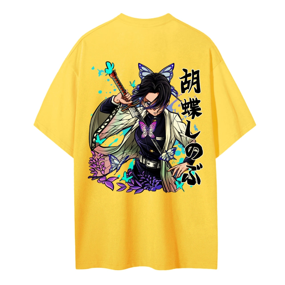Demon Slayer: Kimetsu no Yaiba Cotton Unisex Crew Neck Anime T-Shirt