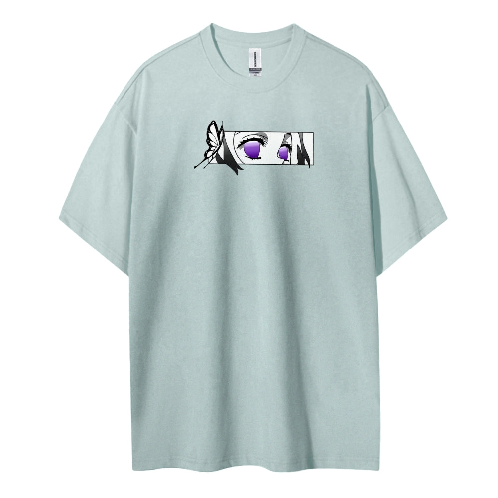 Demon Slayer: Kimetsu no Yaiba Cotton Unisex Crew Neck Anime T-Shirt