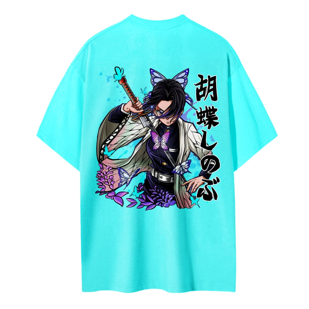 Demon Slayer: Kimetsu no Yaiba Cotton Unisex Crew Neck Anime T-Shirt