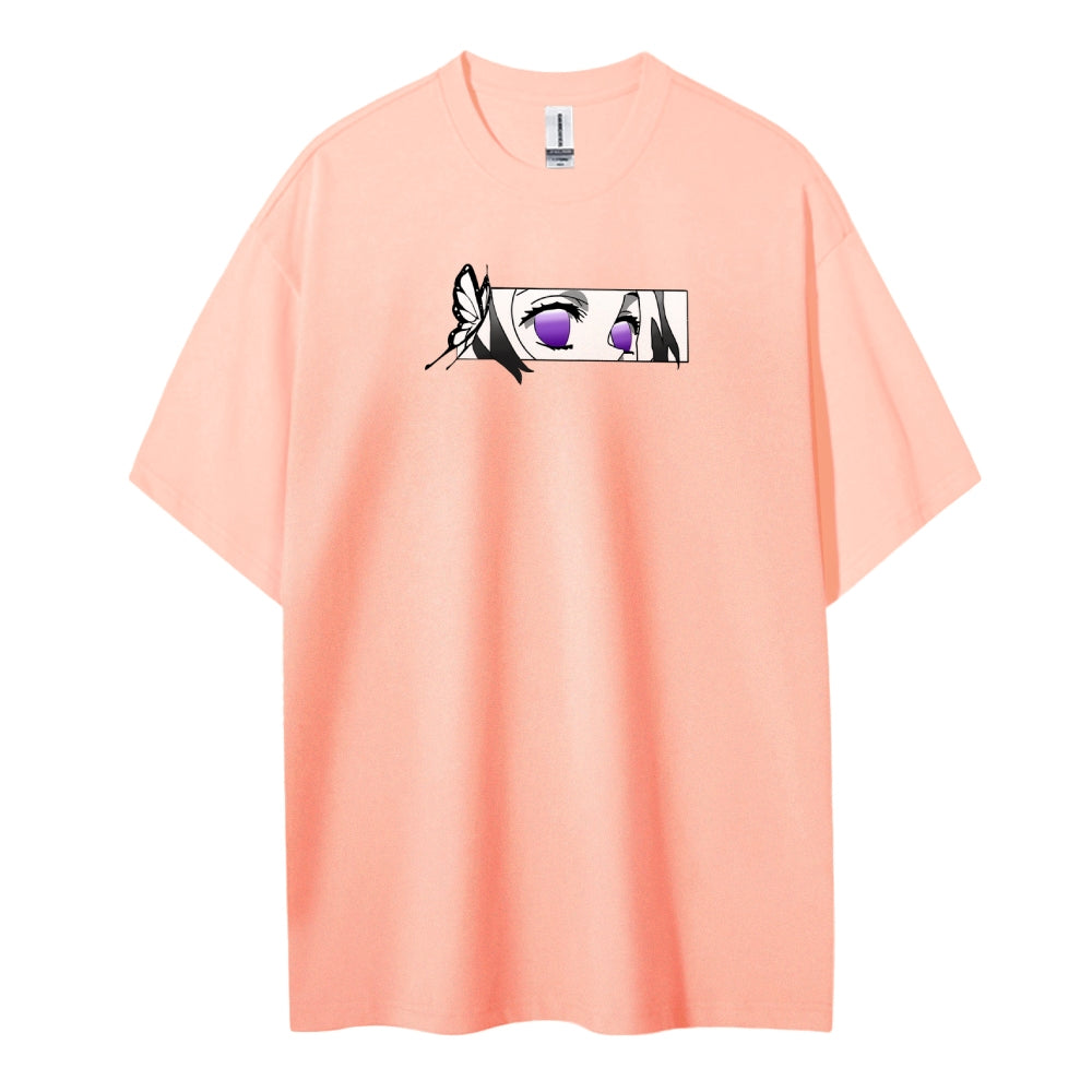 Demon Slayer: Kimetsu no Yaiba Cotton Unisex Crew Neck Anime T-Shirt