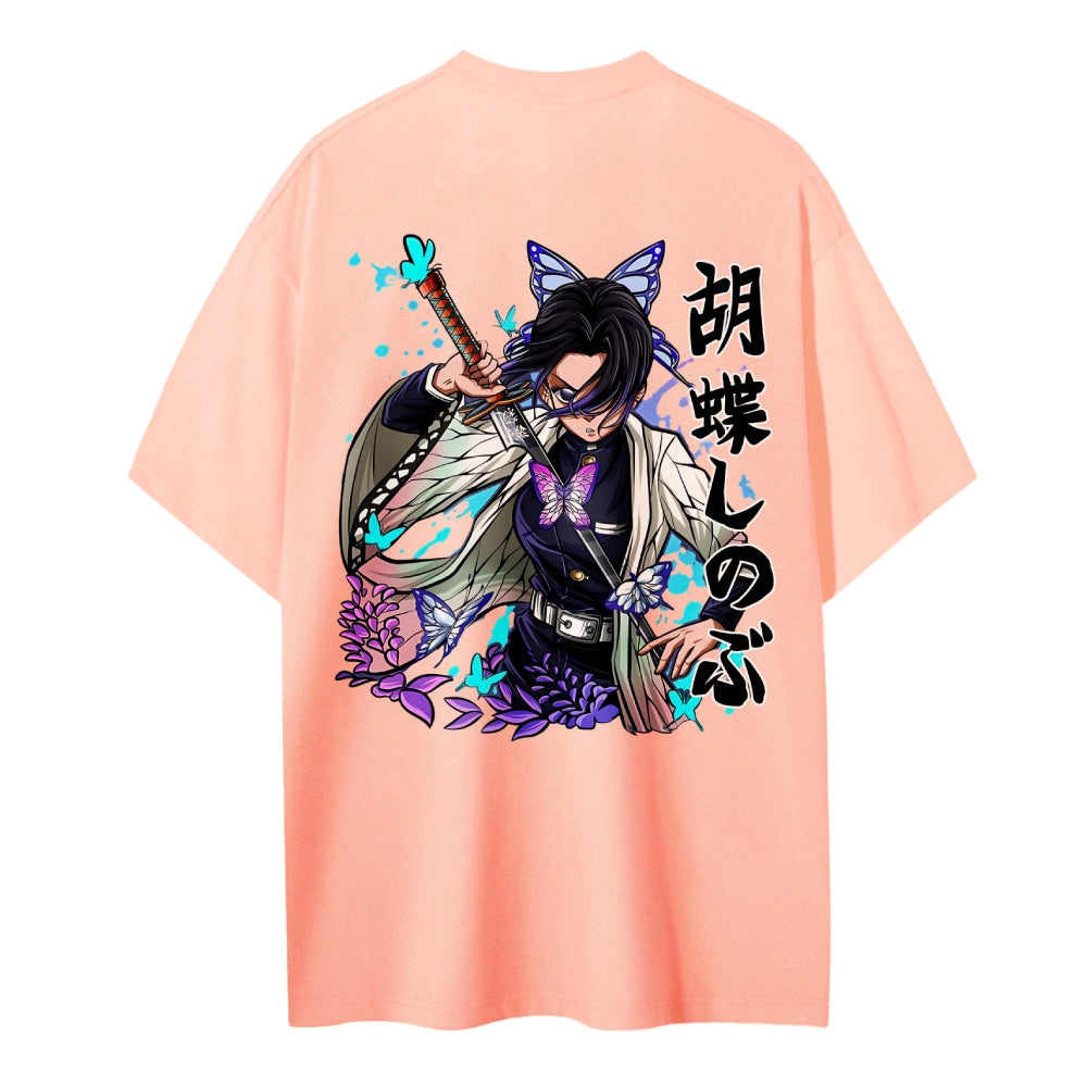Demon Slayer: Kimetsu no Yaiba Cotton Unisex Crew Neck Anime T-Shirt