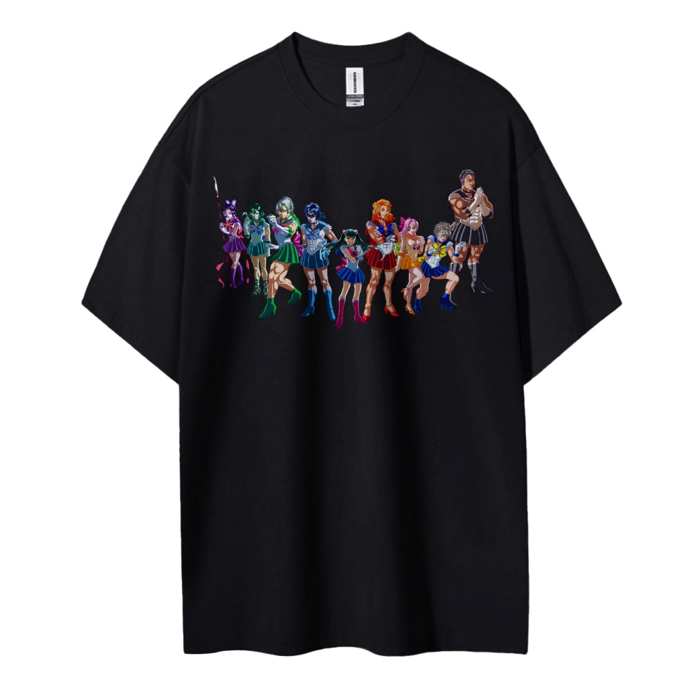 Demon Slayer: Kimetsu no Yaiba Cotton Unisex Crew Neck Anime T-Shirt
