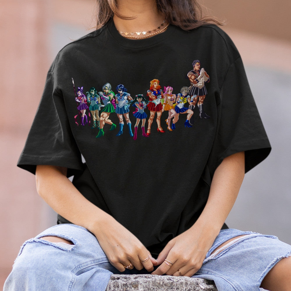 Demon Slayer: Kimetsu no Yaiba Cotton Unisex Crew Neck Anime T-Shirt