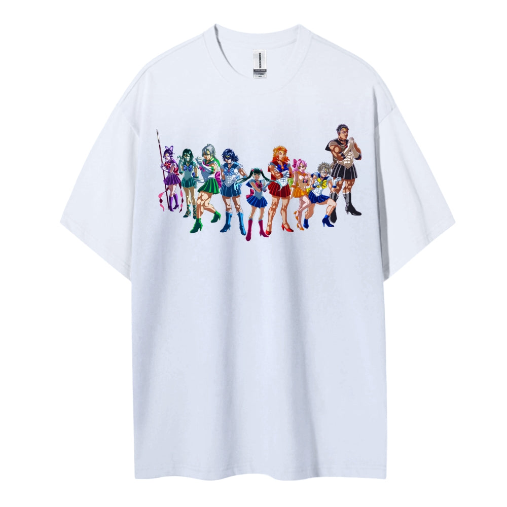 Demon Slayer: Kimetsu no Yaiba Cotton Unisex Crew Neck Anime T-Shirt