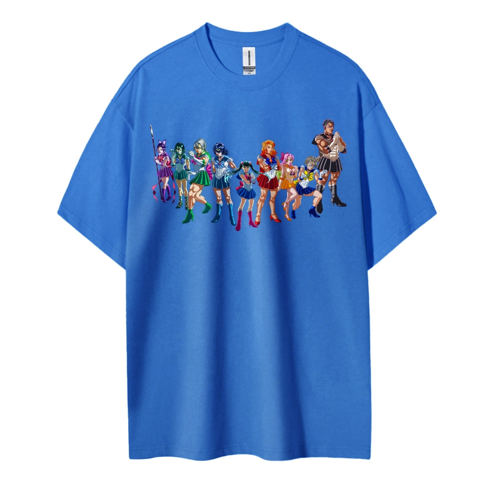 Demon Slayer: Kimetsu no Yaiba Cotton Unisex Crew Neck Anime T-Shirt