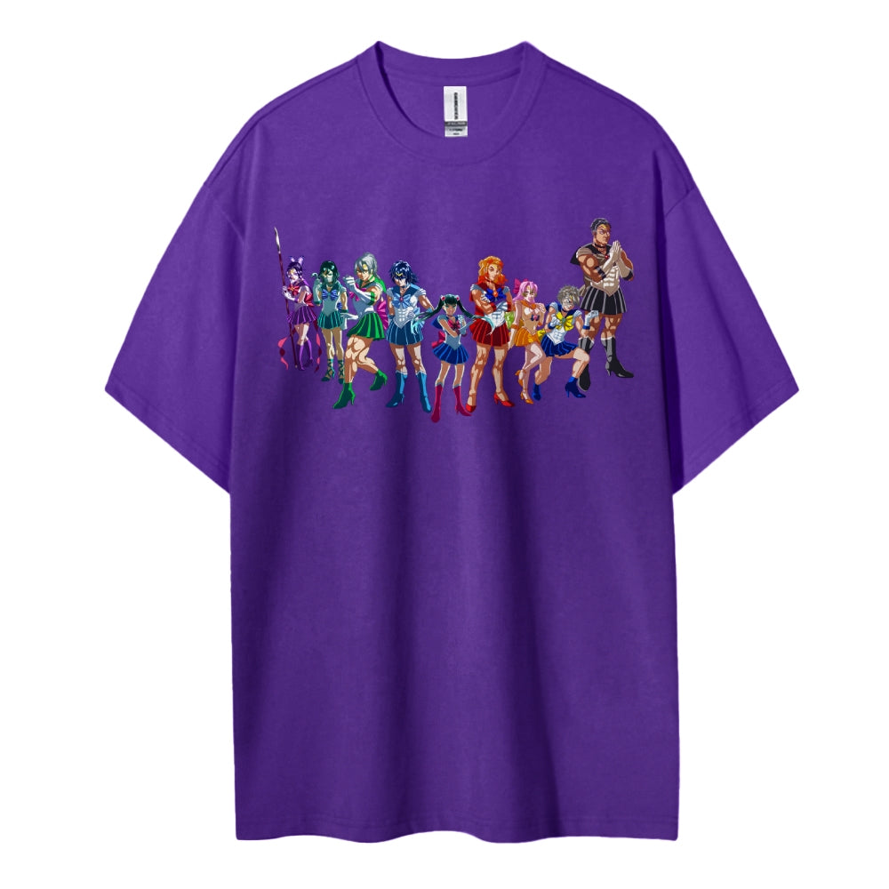 Demon Slayer: Kimetsu no Yaiba Cotton Unisex Crew Neck Anime T-Shirt