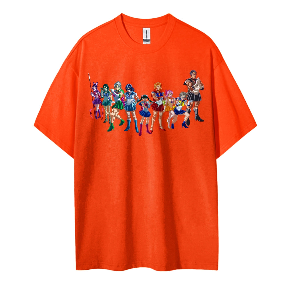 Demon Slayer: Kimetsu no Yaiba Cotton Unisex Crew Neck Anime T-Shirt