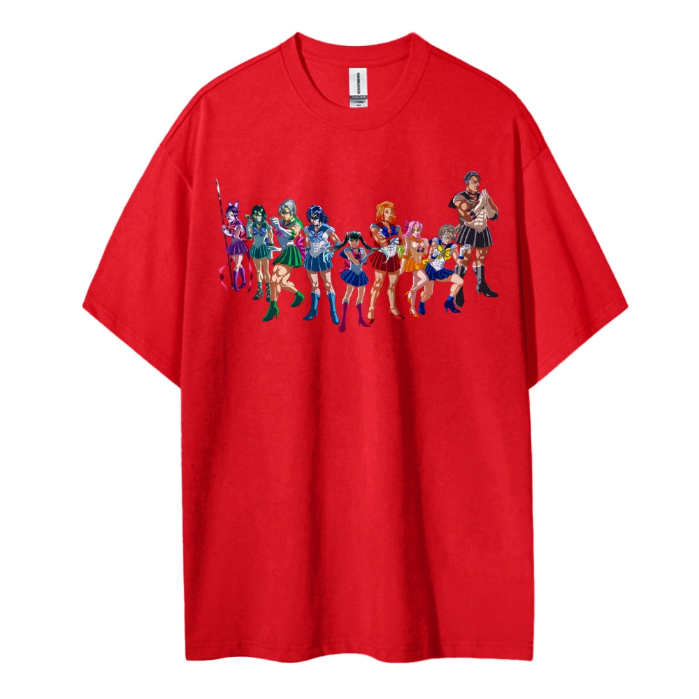 Demon Slayer: Kimetsu no Yaiba Cotton Unisex Crew Neck Anime T-Shirt