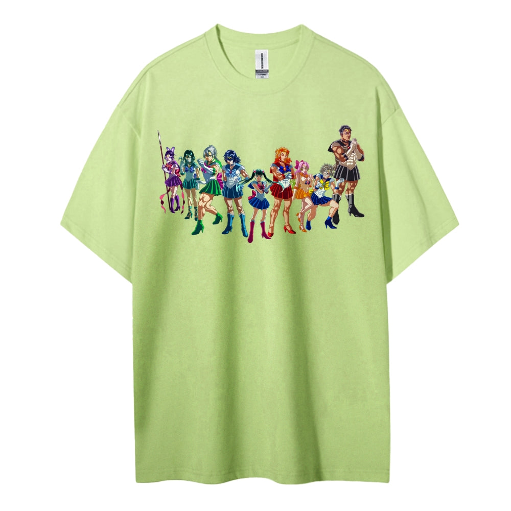 Demon Slayer: Kimetsu no Yaiba Cotton Unisex Crew Neck Anime T-Shirt