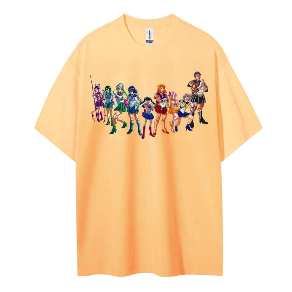 Demon Slayer: Kimetsu no Yaiba Cotton Unisex Crew Neck Anime T-Shirt