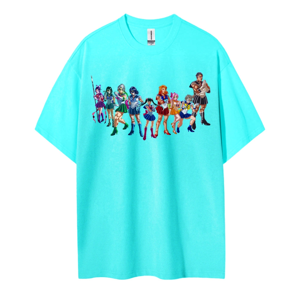 Demon Slayer: Kimetsu no Yaiba Cotton Unisex Crew Neck Anime T-Shirt