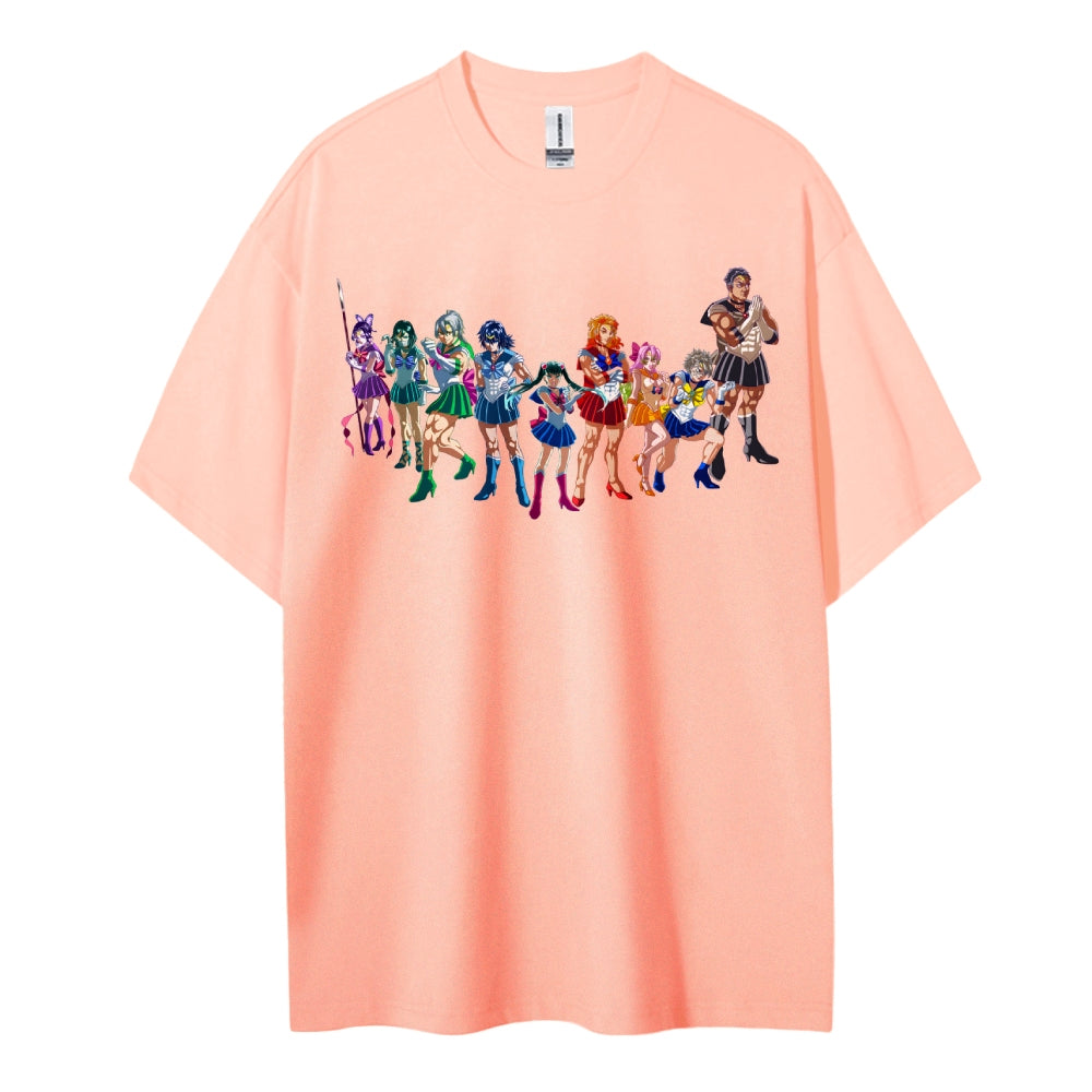 Demon Slayer: Kimetsu no Yaiba Cotton Unisex Crew Neck Anime T-Shirt