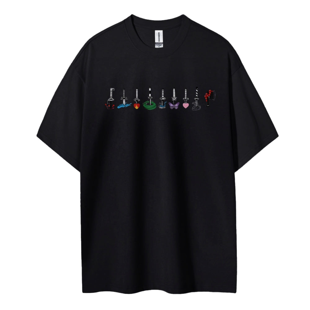 Demon Slayer Cotton Unisex Crew Neck Anime T-Shirt