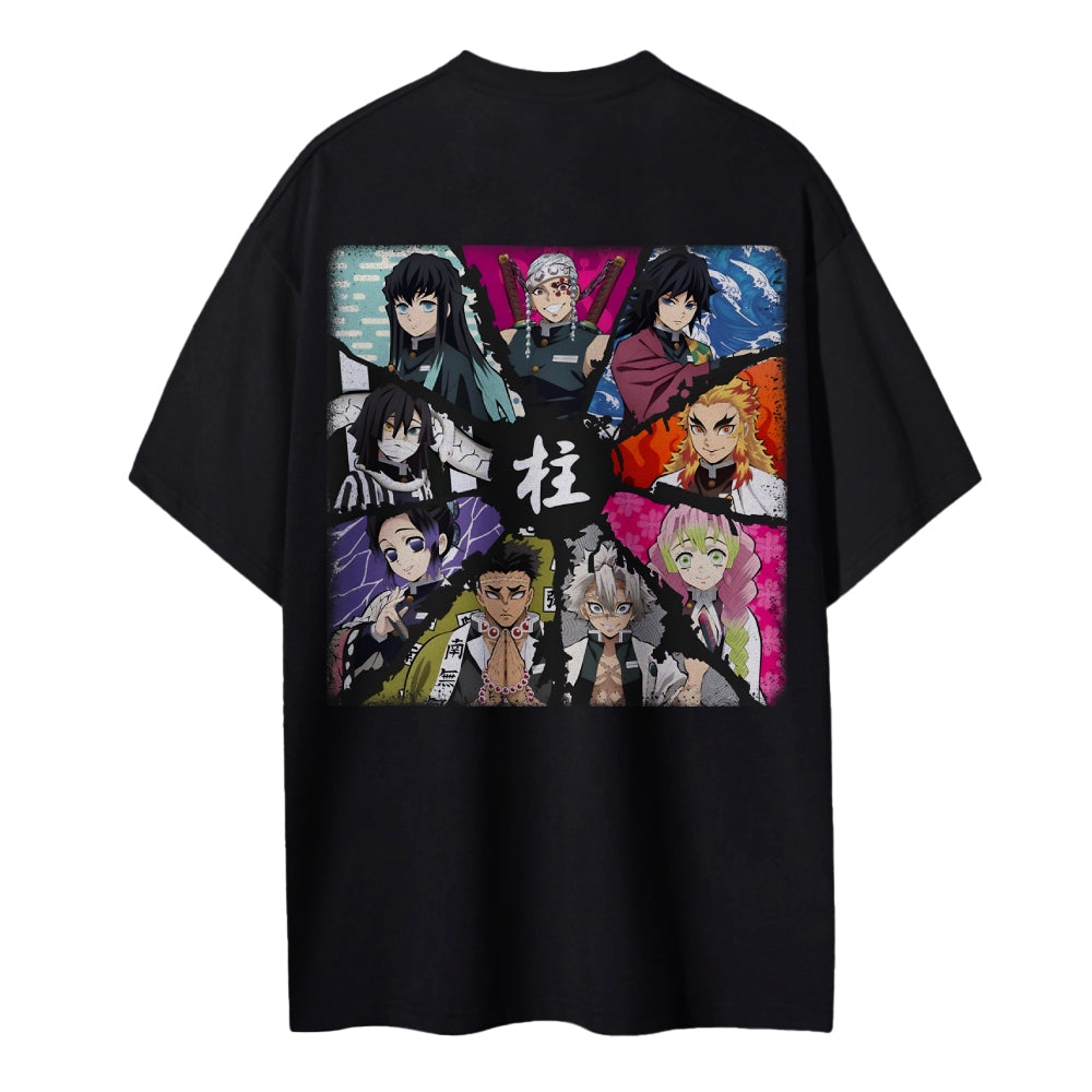 Demon Slayer Cotton Unisex Crew Neck Anime T-Shirt