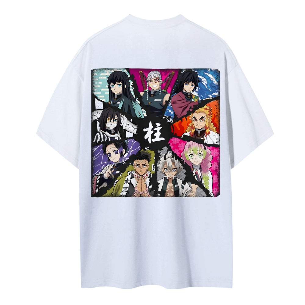 Demon Slayer Cotton Unisex Crew Neck Anime T-Shirt